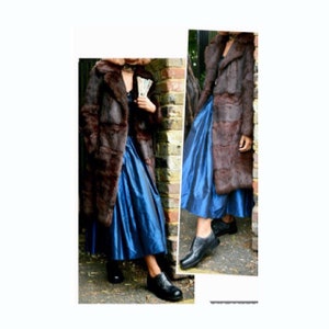 British 1960/70, vintage mod fur coat.