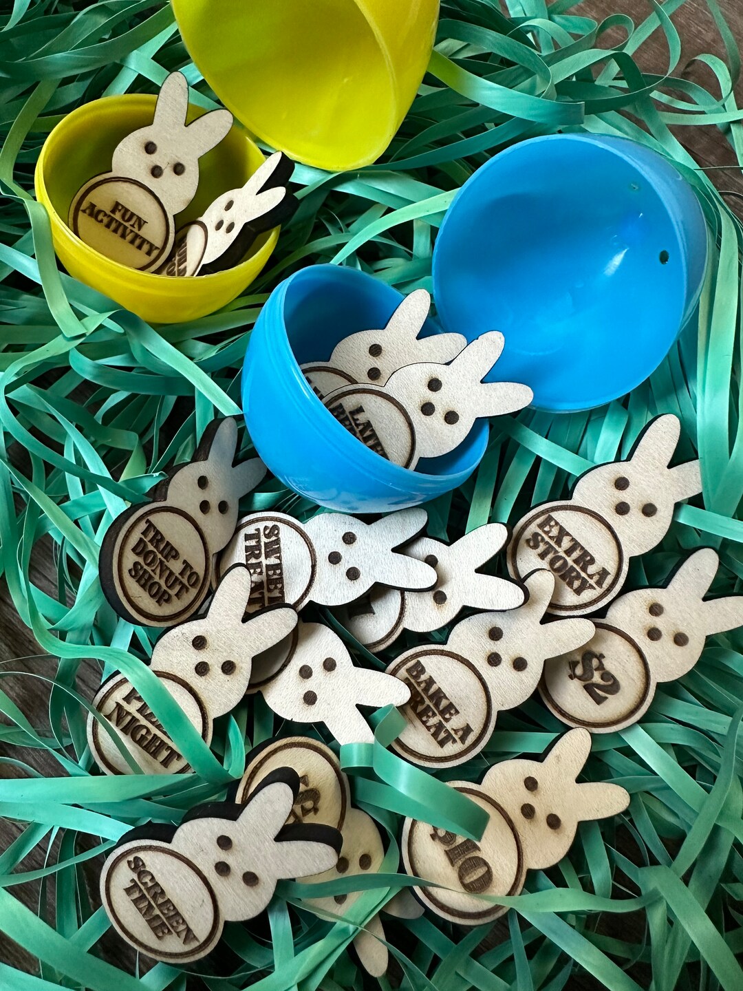 Easter Bunny Tokens / Easter Egg Tokens - Etsy