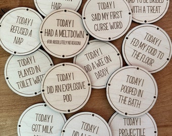 Funny Baby and Toddler Milestones | Set of 13