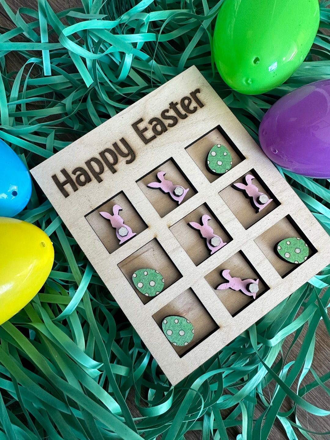 Easter Tic Tac Toe Board - Etsy
