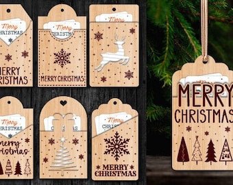 Gift Card Holder Bundle SVG | Gift Card Ornaments
