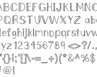 BUNDLE - 3 FONTS Victoria Hand Drawn Font .ttf, hand drawn font, hand drawn font for word,