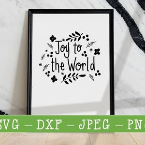 Christmas Svg, christmas dxf, holiday svg, joy to the world svg, farmhouse svg. farmhouse christmas svg