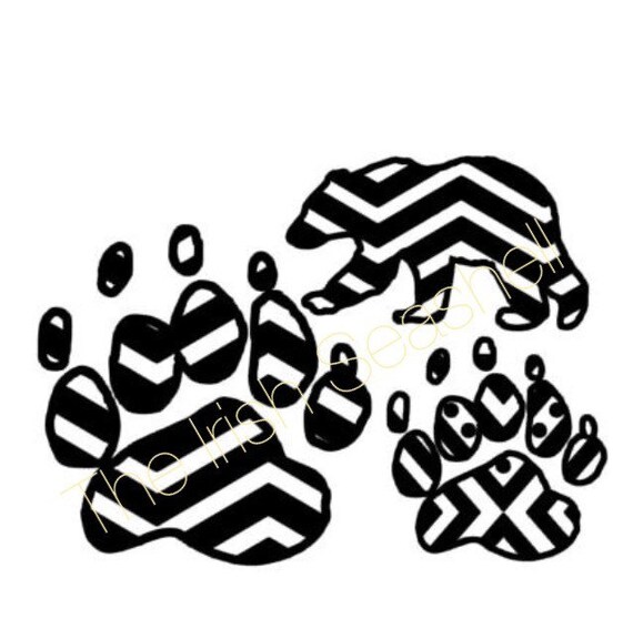 Free Free Bear Paw Svg File 705 SVG PNG EPS DXF File