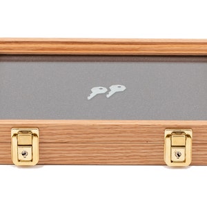 Natural Oak Display Case: Small Keepsake Box (2&quot;x6&quot;x9&quot;)