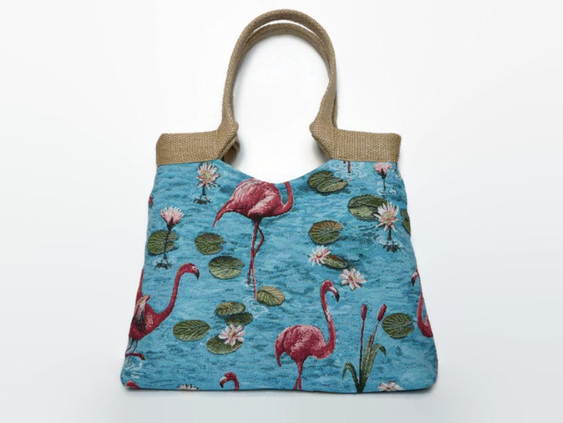 Tapestry Tote Bag Gobelin Tote Bag Large Handbag Trendy Etsy