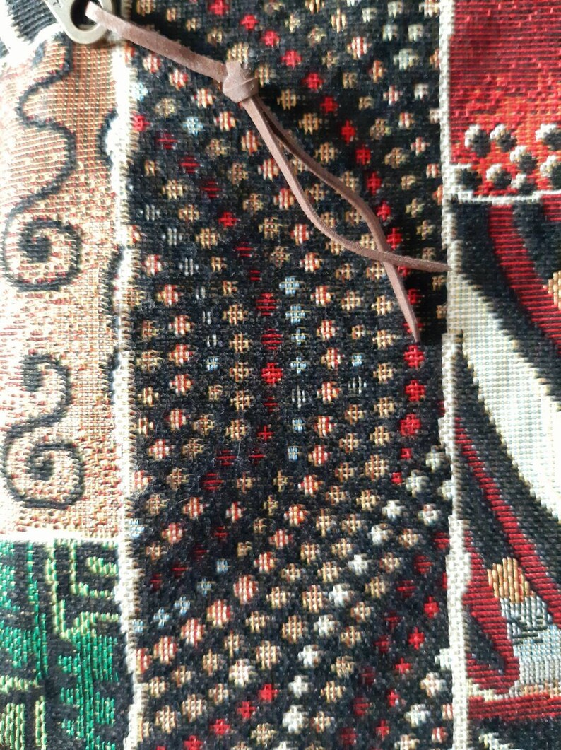 Gobelin Tapestry Hip Bag Corduroy Fanny Pack Multicolor Hip Etsy