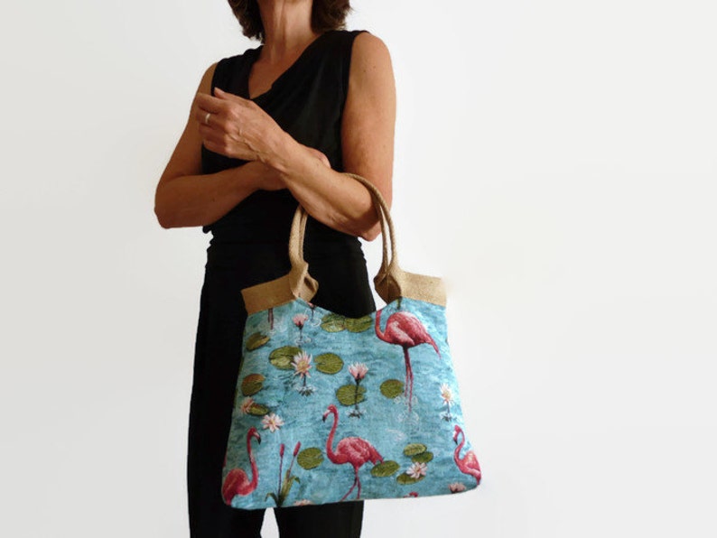 Tapestry Tote Bag Gobelin Tote Bag Large Handbag Trendy - Etsy