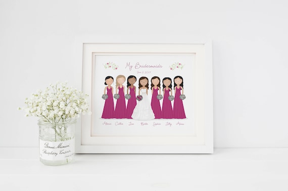 gift to bride from bridesmaids