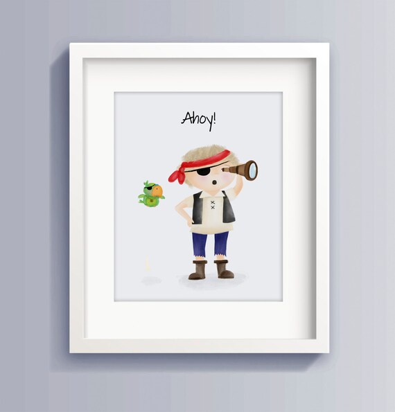 Pirate Print Little Boys Room Decor Ahoy Its A Boy Pirate Bedroom Pirate Decor Nursery Prints Boy Sweet Cheeks Images