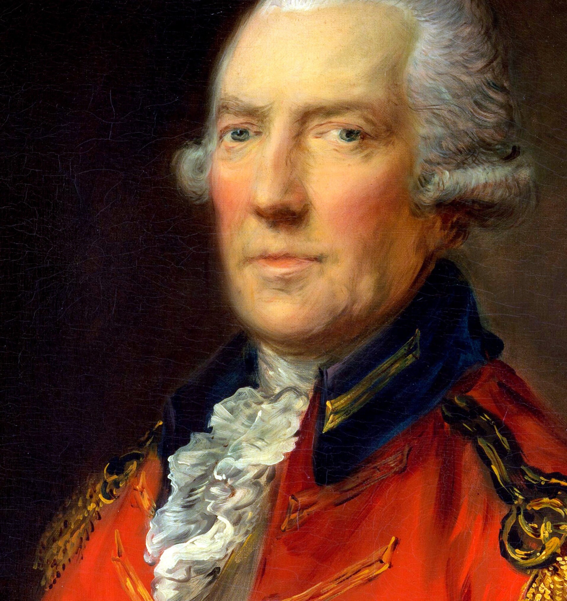 Lieutenant Colonel Paul Pechell C1750s Painting - Thomas Gainsborough ...