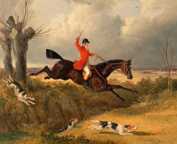 The Foxhunter 1839 John Frederick Herring Painting Reproduction