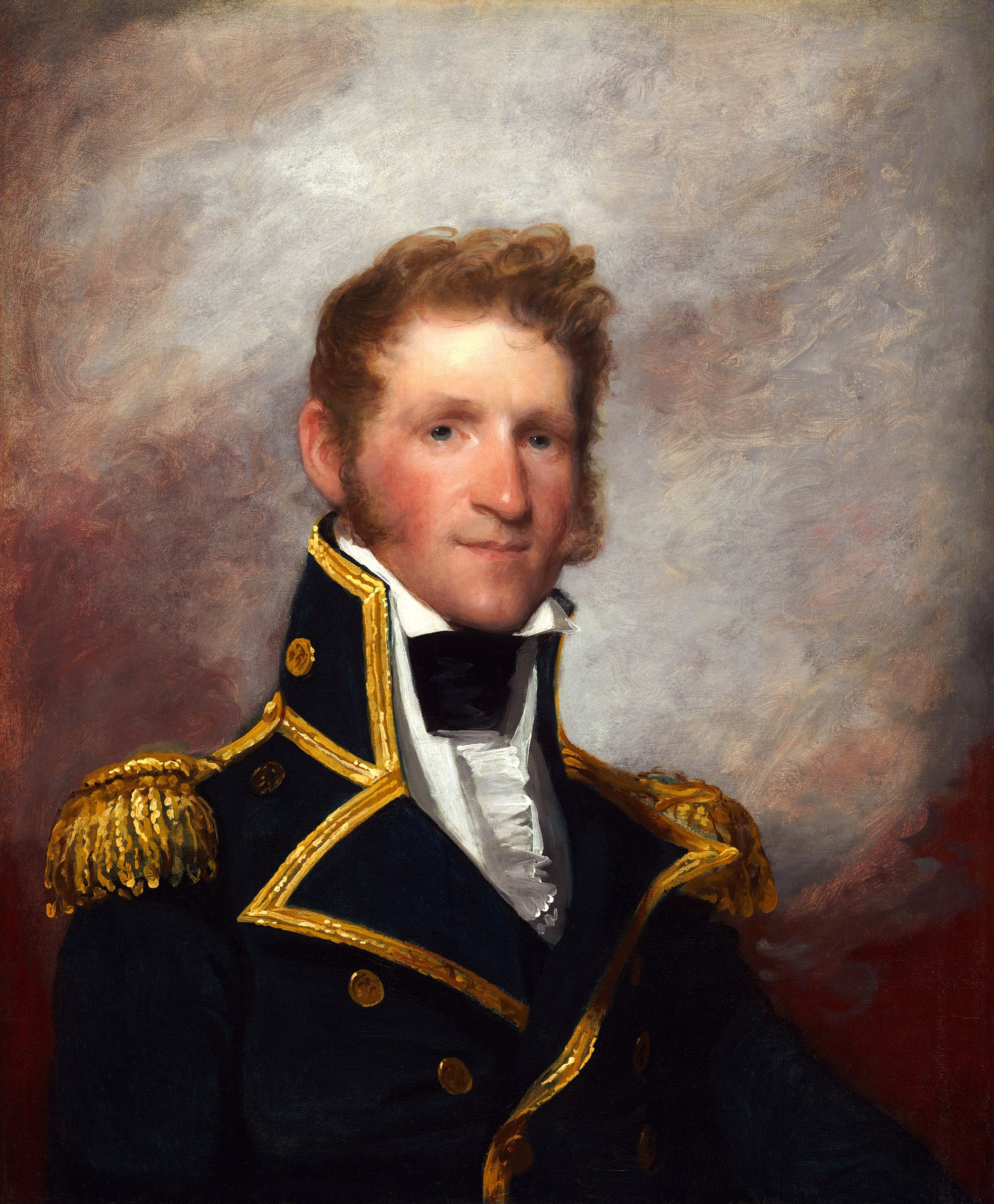 Commodore Thomas Macdonough 1815 Portrait Nautical Painting - Gilbert Stuart - Digital Download Print Hi-Res JPEG