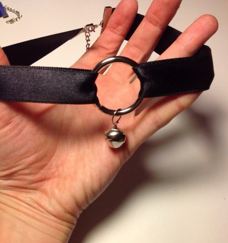 BDSM collar kitty collar o ring choker oring collar bell Etsy
