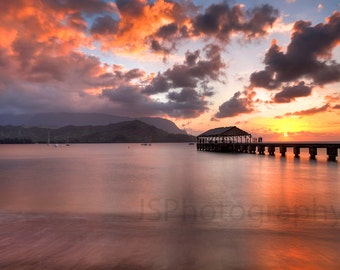 JSPhotography de fotografía - atardecer de Hanalei, Kauai - Hawai