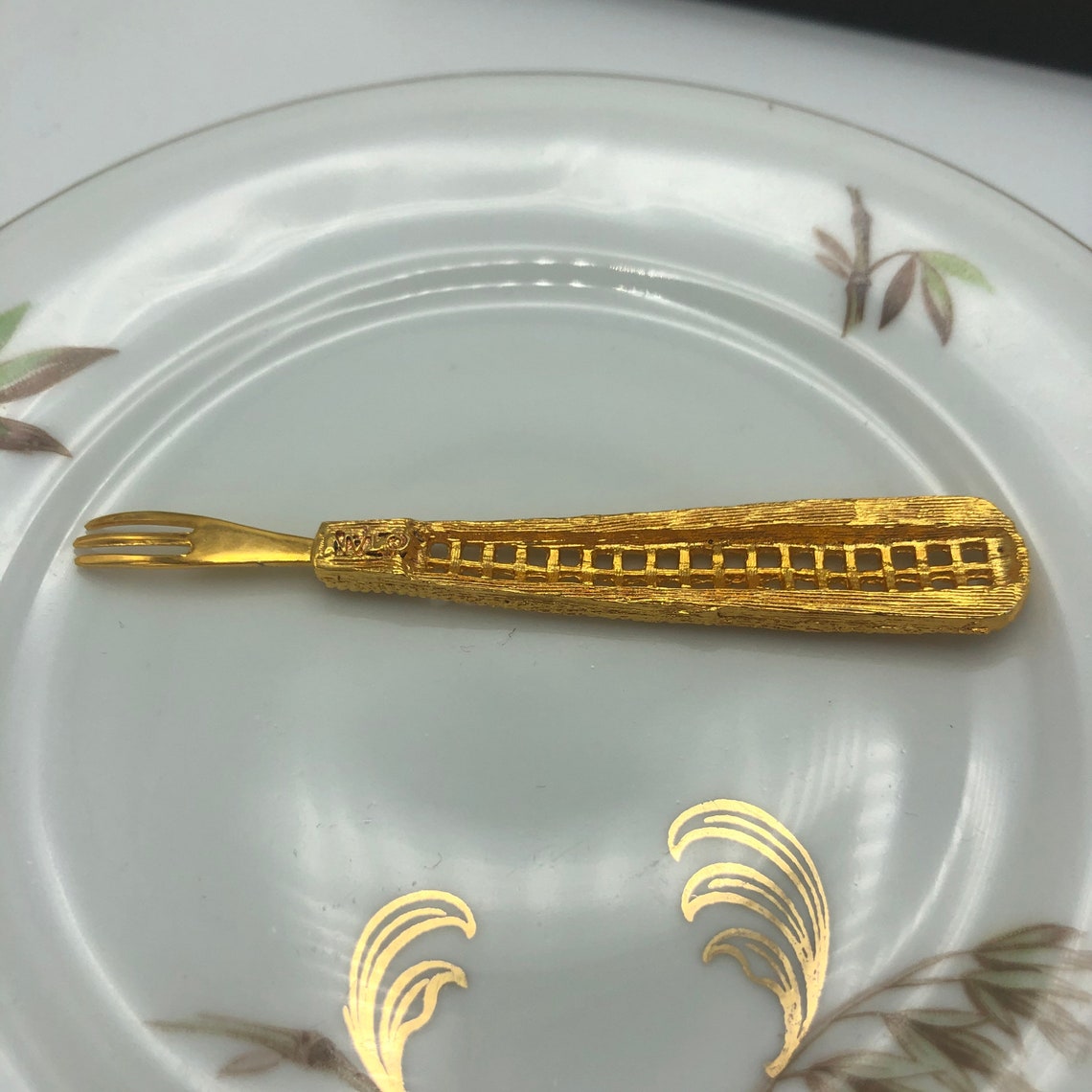 Vintage Gold Cocktail Forks Janis Collection 24K Gold Plated Etsy