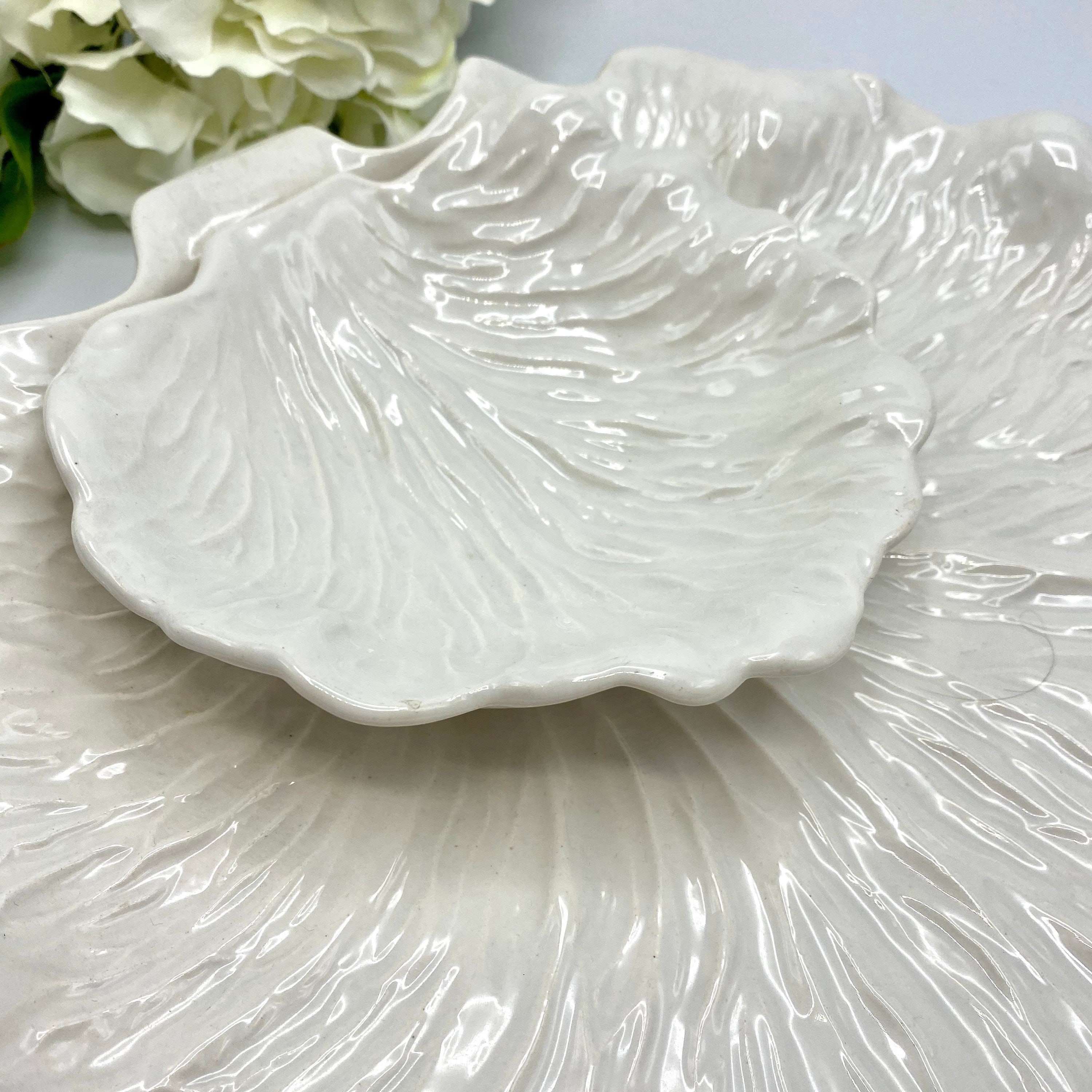 White Cabbage Chip and Dip Platter Cabbageware Vegetable Etsy