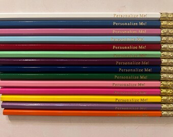 Personalized Pencils- Pack of 6