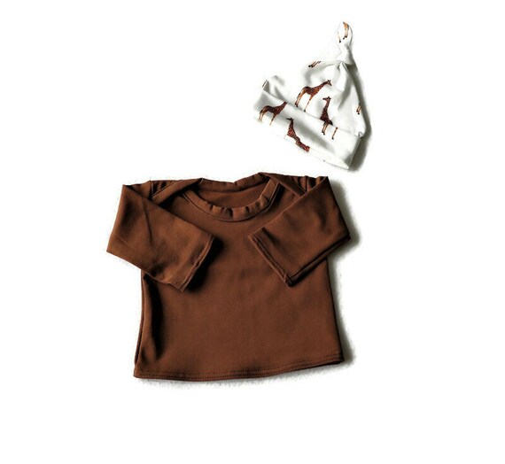 brown long sleeve shirt toddler