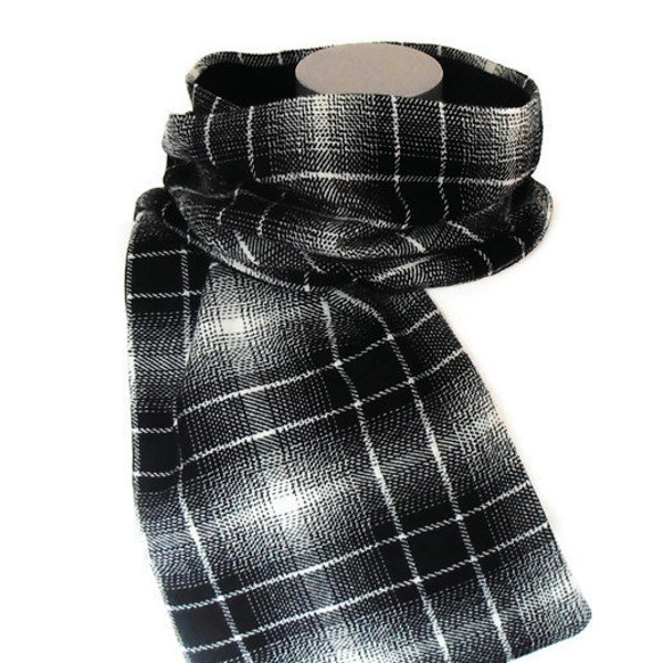 Black Mens Scarf Etsy