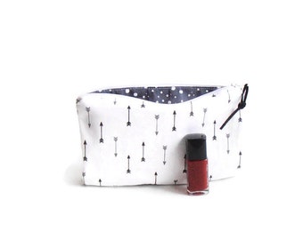 bandits arrows pencil case, arrows pouch, little bag, zip pouch,for her, makeup bag,organizer bag,travel bag,cosmetica pouch, maaroza,