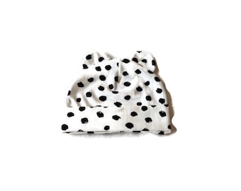 dots baby hat, newborn hat, hat with ears, newborn hat, bear hat, dots hat, maternity gift