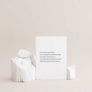 I’m sure this day can feel bittersweet Loss of daughter,Bereavement card,Condolence card,Sorry for your loss,Mother’s Day card,Father’s Day