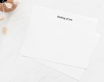 Thinking of you notecards,Stationery notecards,Sympathy notecards,Notecards with envelopes,Modern stationery set,Get well soon stationery