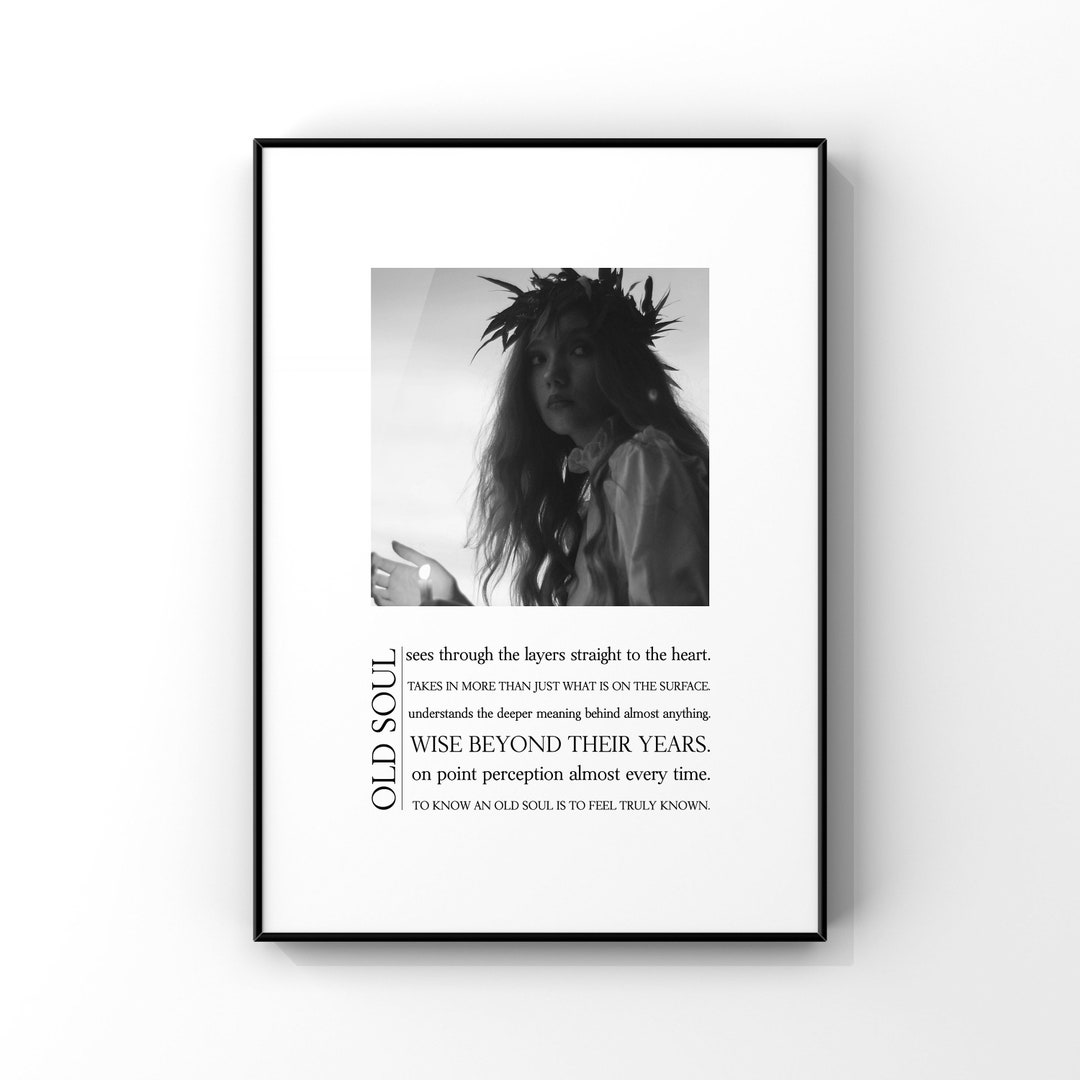 Custom Old Soul Photo Giftpersonalized Old Soul - Etsy