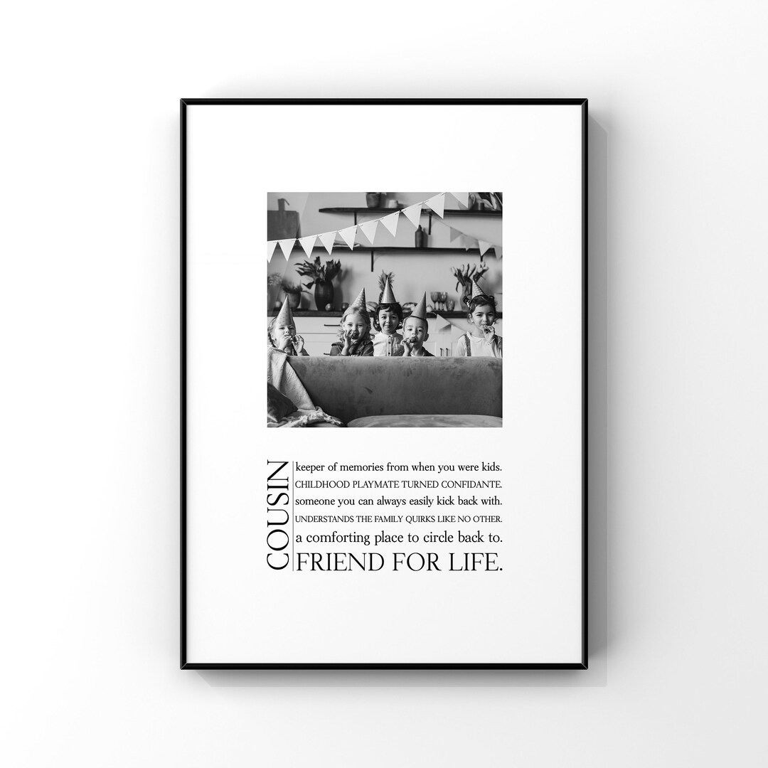 Custom Cousin Definition personalized Cousin Definition Print cousin Custom cousin definition personalized cousin definition print cousin