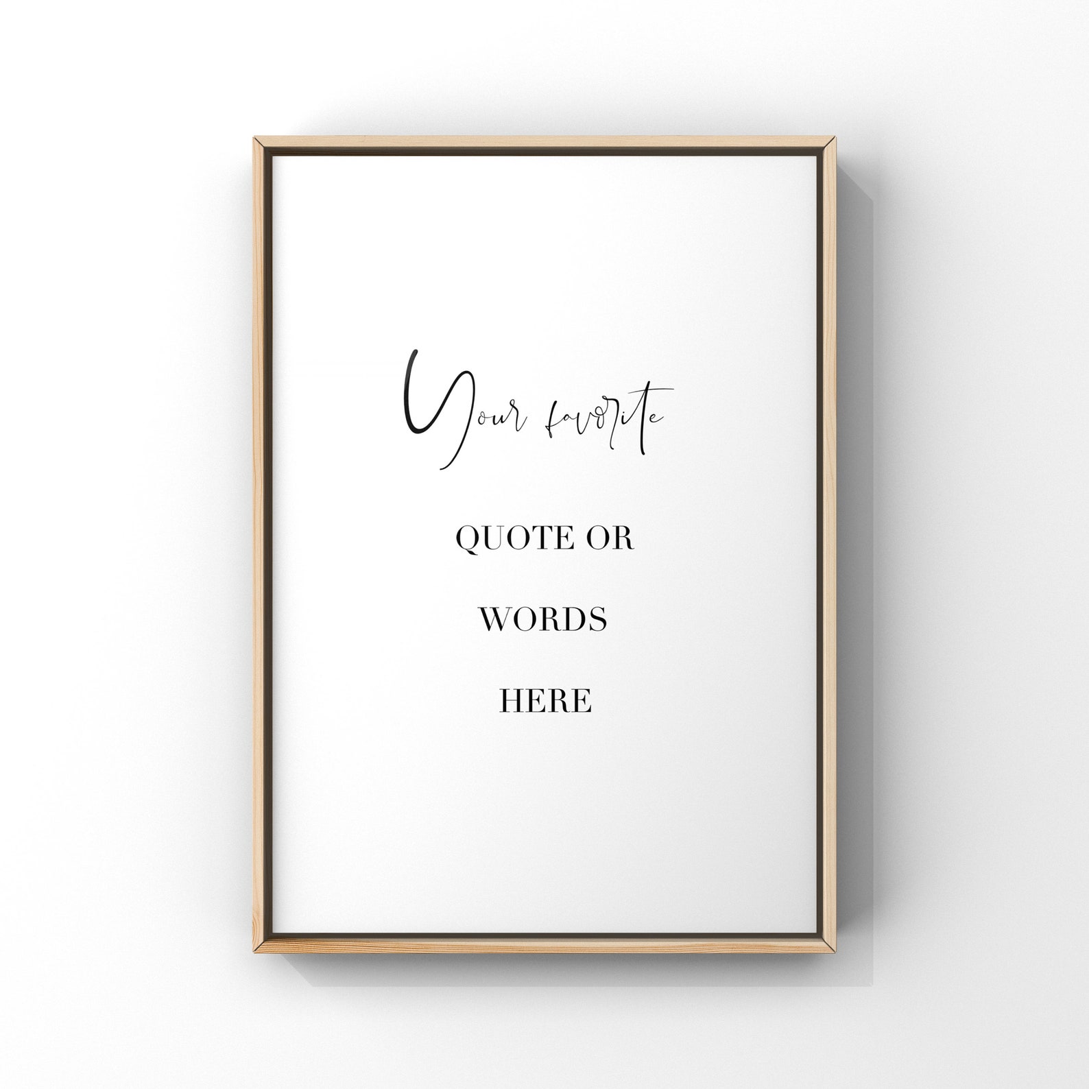 Custom Print Personalized Wall Art Personalized Quote Art Etsy