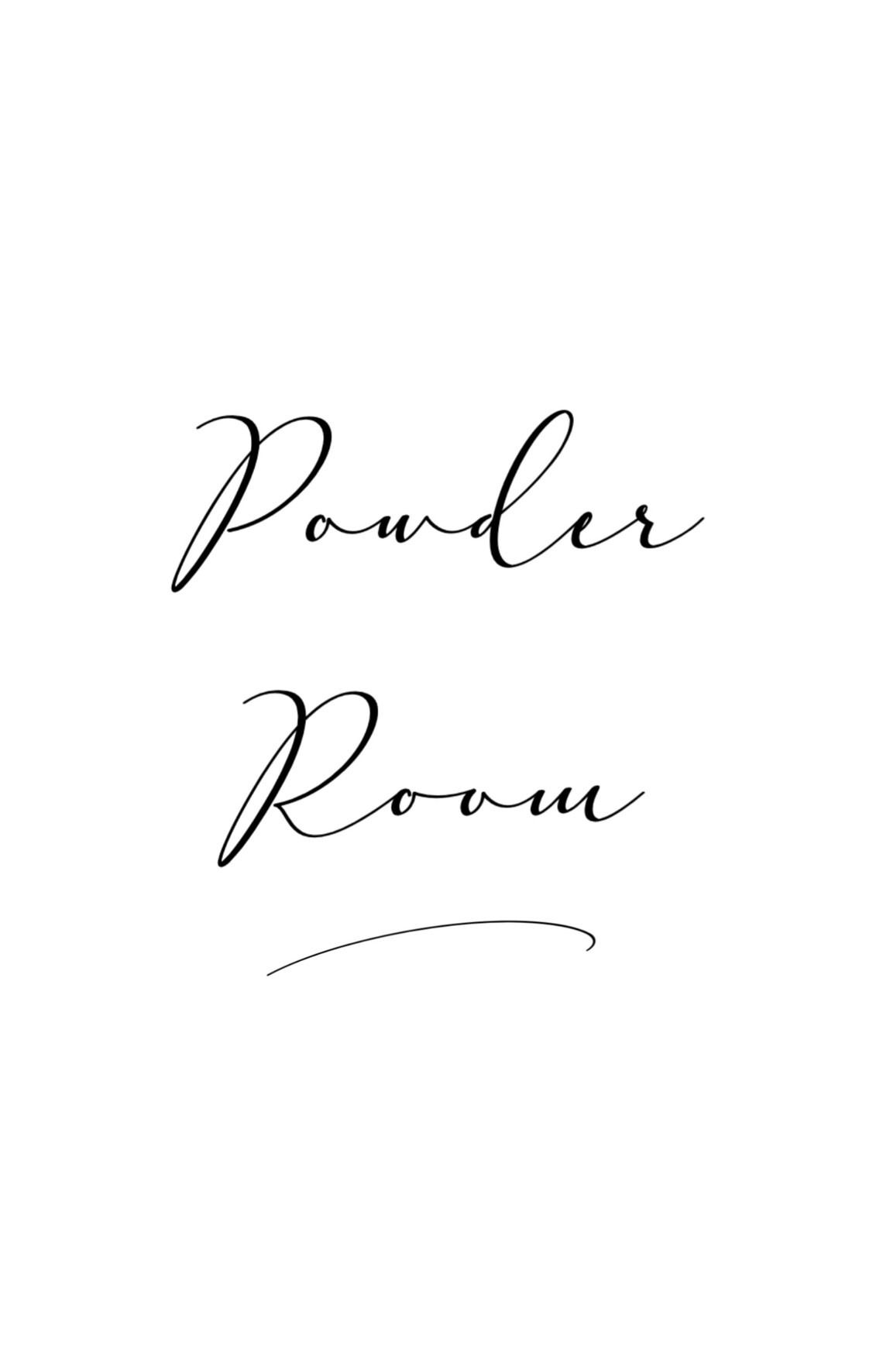 Powder Room Sign Powder Room Decor Powder Room Wall Art Etsy