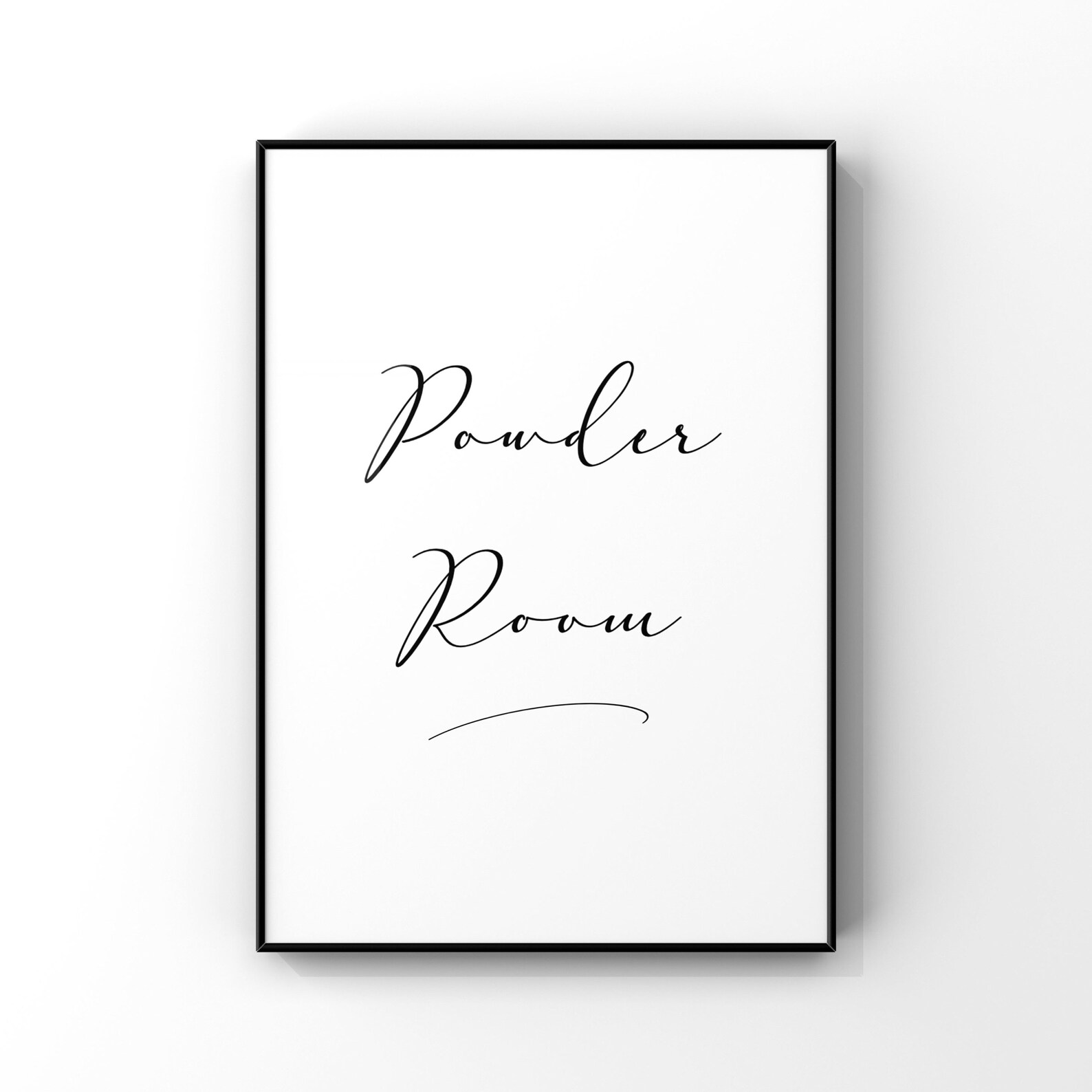 Powder Room Sign Powder Room Decor Powder Room Wall Art Etsy