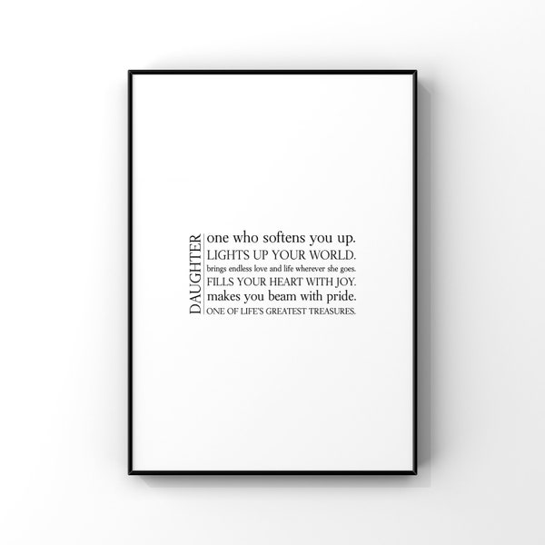 Daughter Quote - Etsy