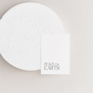 Peace on Earth cards, Christmas card set, Christmas card pack, Greeting card for Christmas, Card for Christmas, Christmas stationery