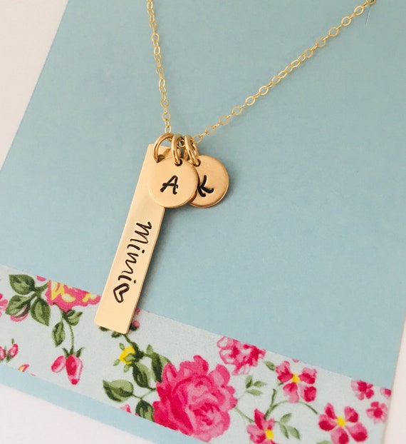 Gold Mimi Necklace Personalized Grandma 