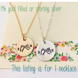 Pinky Swear Necklace, Best Friend Necklace, Promise Necklace Necklace, Sisters Necklace