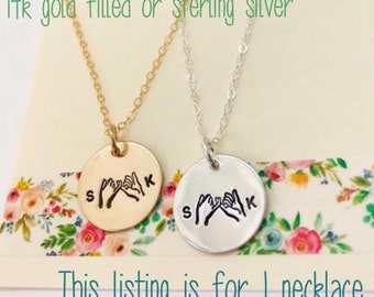 Pinky Swear Necklace, Best Friend Necklace, Promise Necklace Necklace, Sisters Necklace