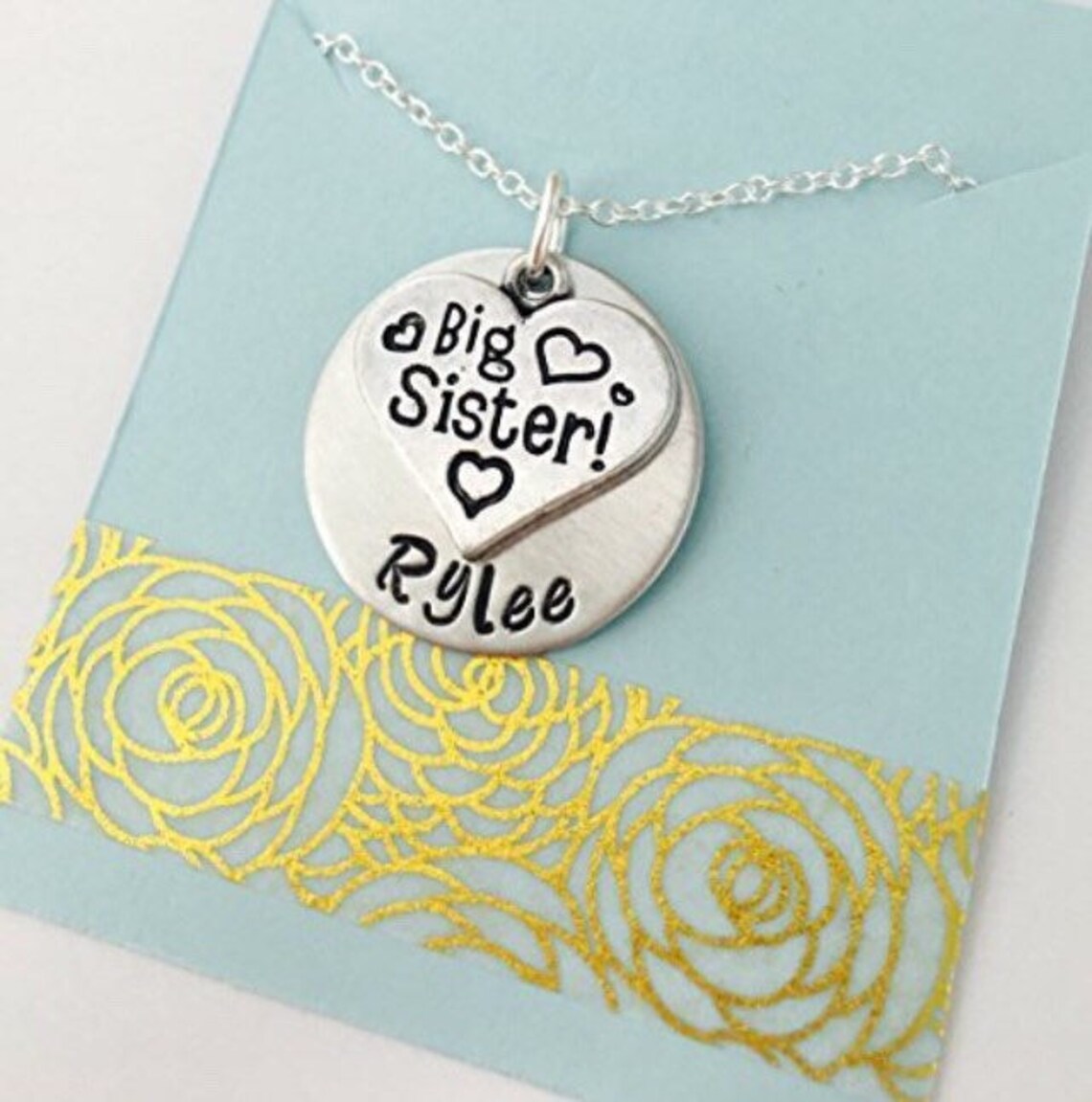 Big Sister Necklace Big Sister Gift Personalized Big Sister Etsy