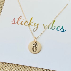 Pineapple Necklace, Infertility Necklace, Pineapple Jewelry, IVF Good Luck Necklace, Infertility Gift