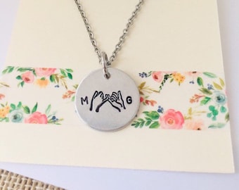 Pinky Promise Necklace, Best Friends Necklace, Pinky Swear Necklace, Promise Necklace, Sisters Necklace