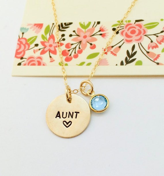 Aunt necklace etsy deals
