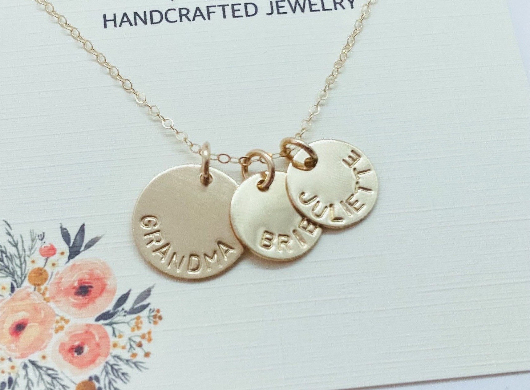 14k gold grandma necklace Clearance