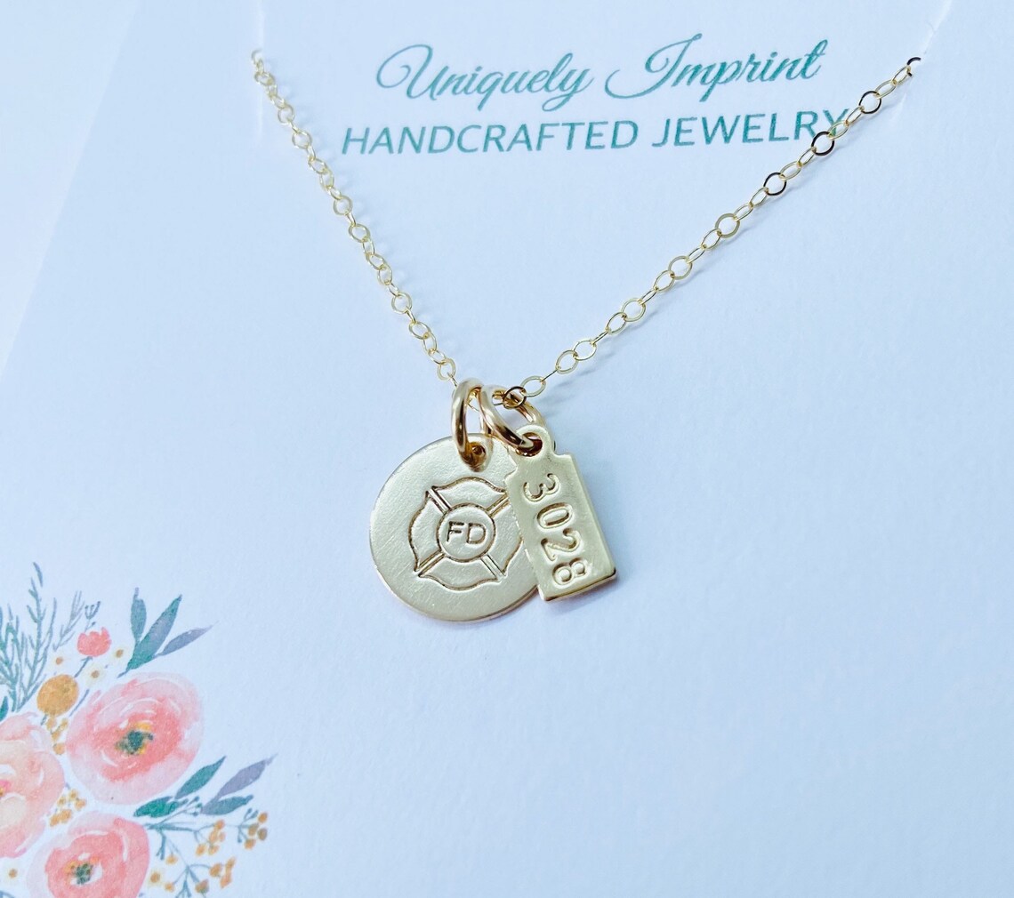 Firefighter girlfriend necklace Outlet