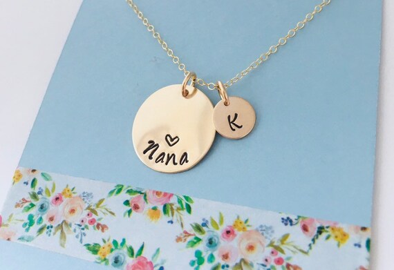 Gold Nana Necklace 14k Gold Filled 
