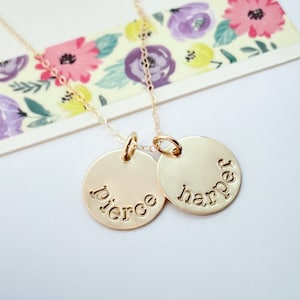 Personalized Gold Mom Necklace, Gold Name Necklace, 14k Gold Filled Name Necklace, Kids Name Necklace