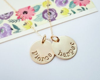 Personalized Gold Mom Necklace, Gold Name Necklace, 14k Gold Filled Name Necklace, Kids Name Necklace