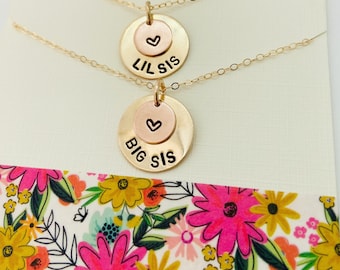 Matching Sisters Necklaces , Sisters Necklace, Sisters Necklace Set