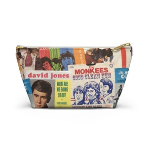 Monkees 45 Picture Sleeves (2) Accessory Pouch w T-bottom