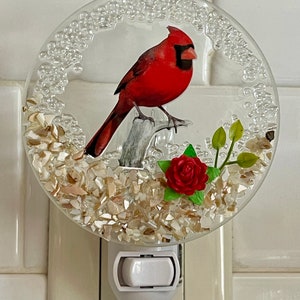 Cardinal Night Light